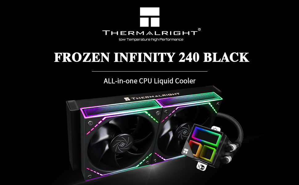 【新着商品】Thermalright Frozen Infinity 240 B Frozen Infinity 240 WHITE – Thermalright
