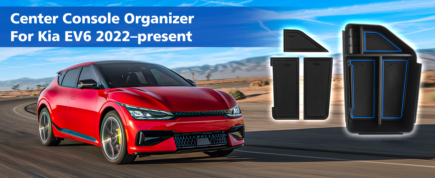 FIILINES Center Console Organizer for Kia EV6 20222024