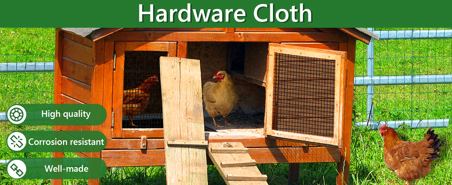 Hardware Cloth 1/2 in 48in x 50ft HotDip Galvanized Chicken Wire Mesh