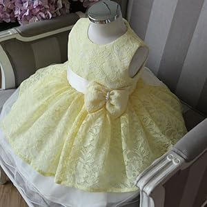 DRESCCO フラワーケミカルレースイエロードレス　ヘアアクセサリー、タイツ付 Amazon | [DRESCCO] D-SU-141-フラワーケミカルレースイエロー