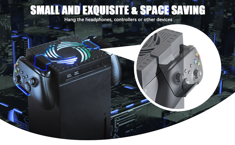 Lüfter für Xbox Series X，mit automatischer Geschwindigkeitseinstellung