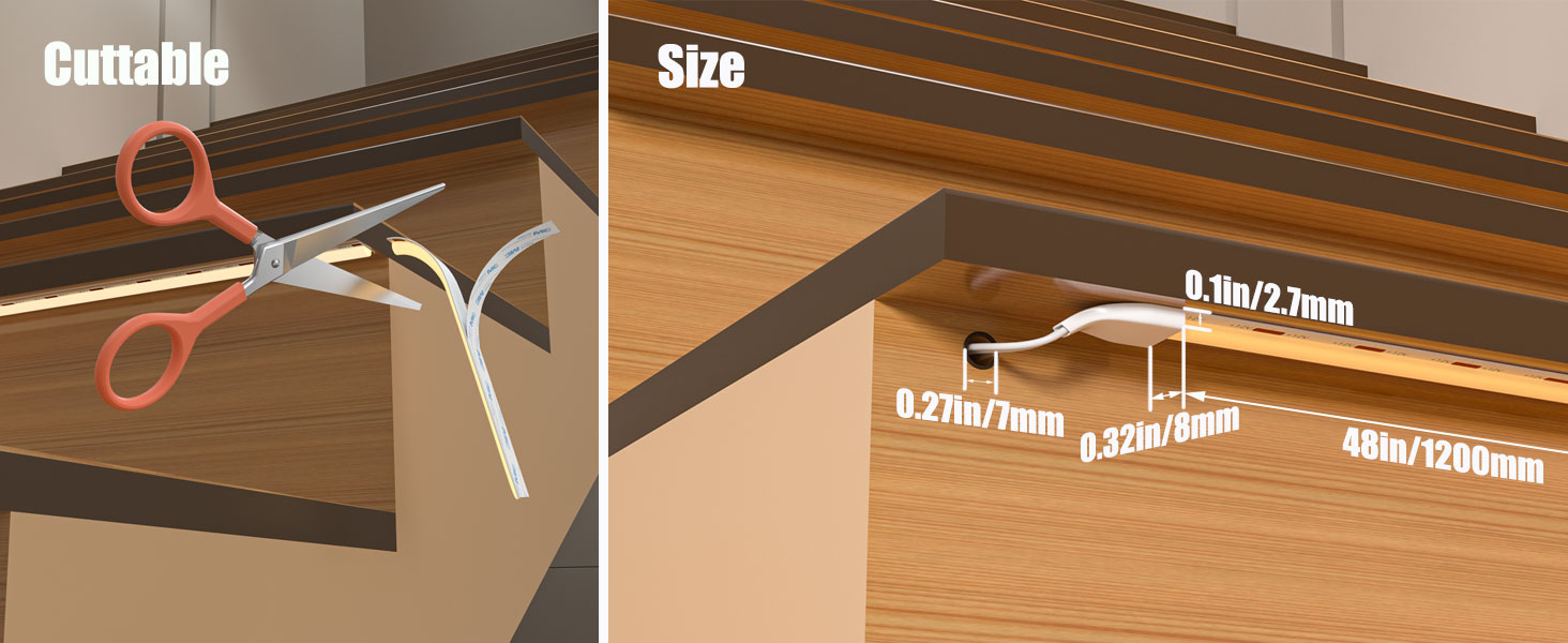 Cuttable led strip lights