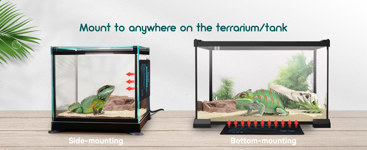 INKPET Reptile Heating Pad 6" X 8" with Digital Thermostat