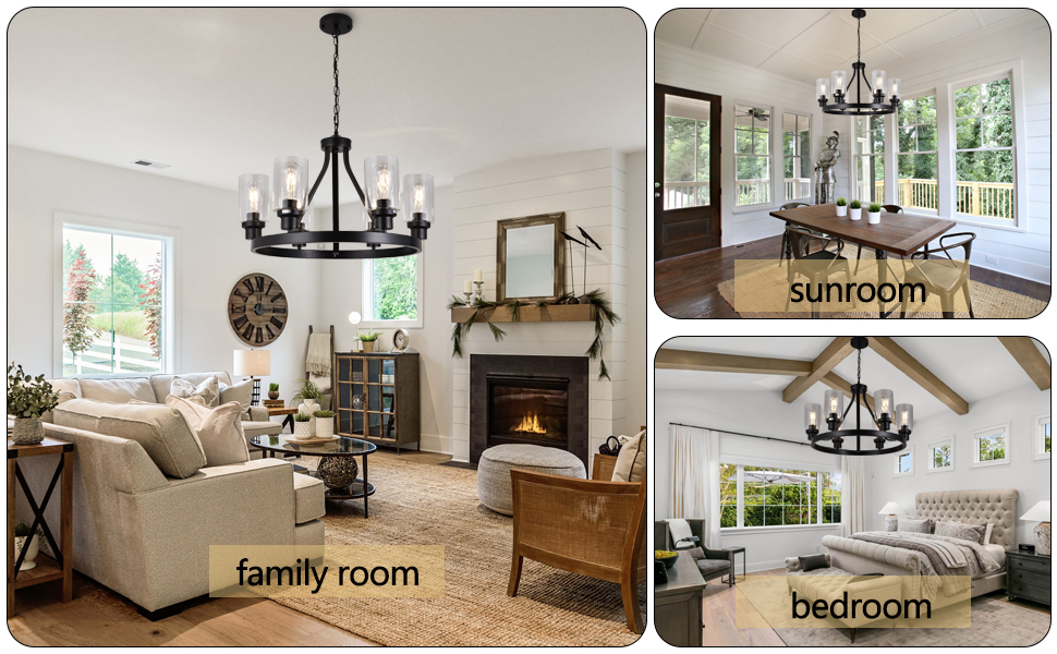 farmhouse chandelier