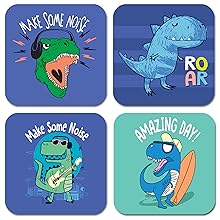 dinosaur coasters for drinks