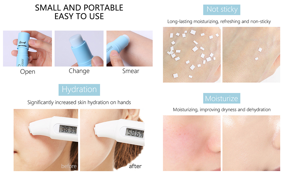highlighter stick & moisturizer