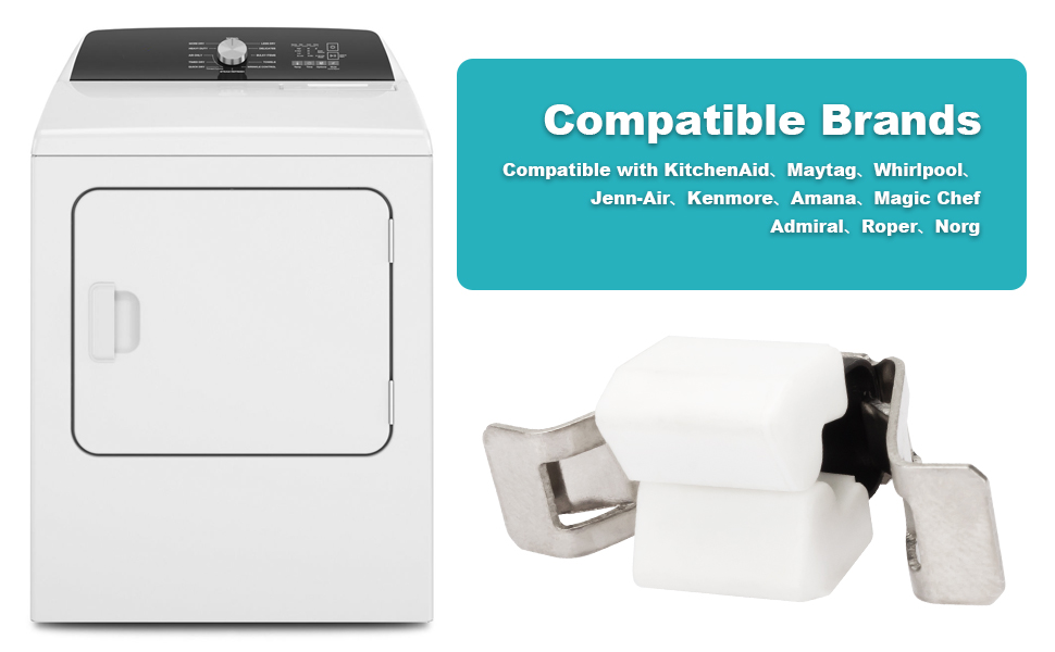 WPW10610880 Dryer Door Lock Replacement for Whirlpool