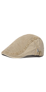 Washed Newsboy Hat for Men Women