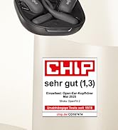 SHOKZ OpenFit 2 Open-Ear-Kopfhörer, True-Wireless-Bluetooth-Ohrhörer mit Mikrofon, Ohrbügel-Open-...