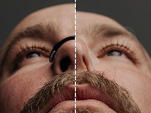 Guy wearing intake and nasal strips