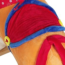 WOLTU Cavallo A Dondolo In Legno Unicorno Giocattolo Cavalcabile Per Bambini Bianco + Rosa 20 1