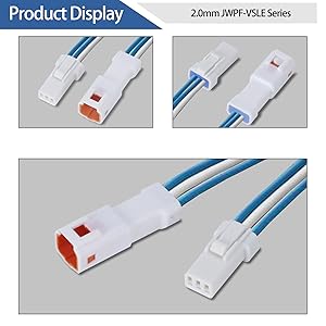 jst 3 pin way connector low voltage