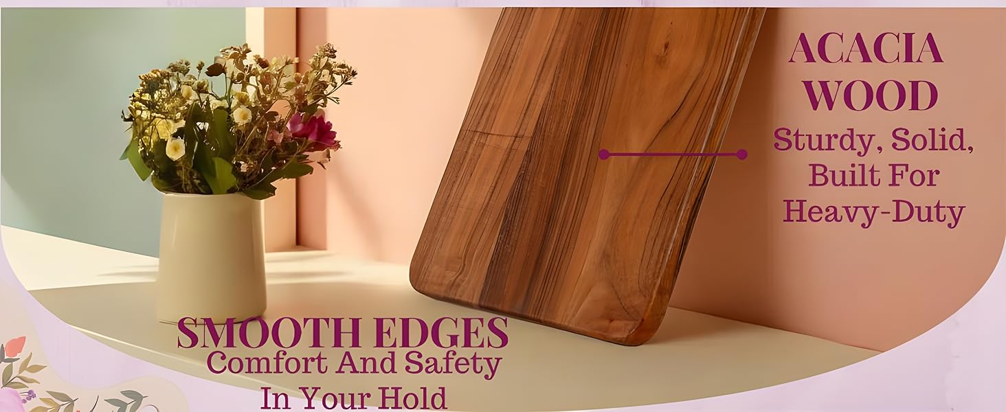 Add a touch of elegance with our decorative cutting board.