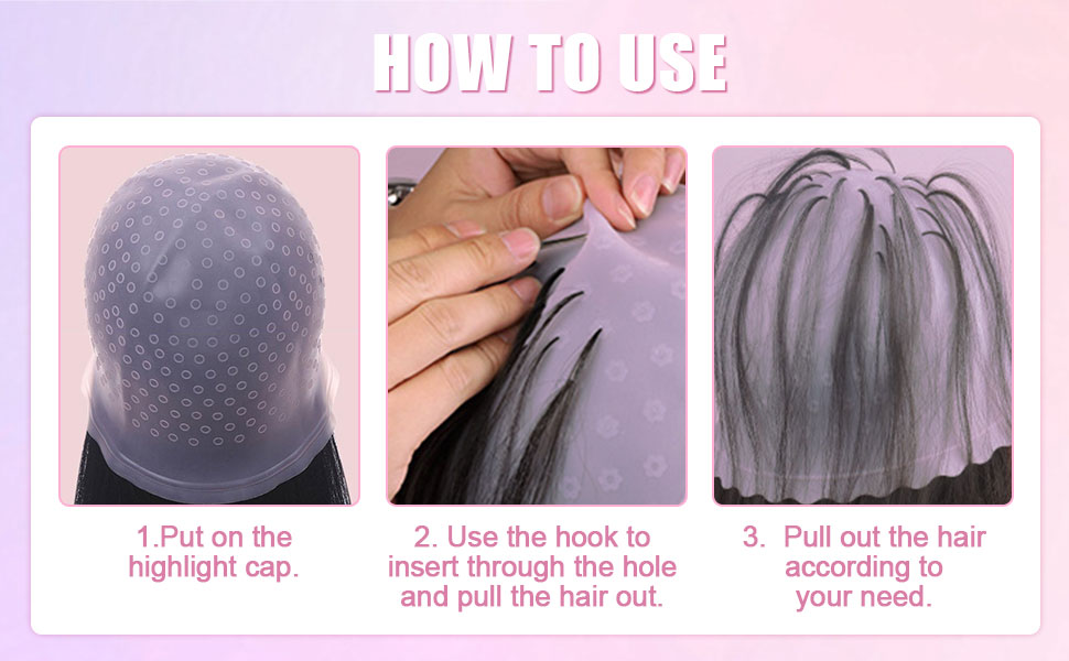 SKHAOVS 7 Pcs Silicone Highlight Cap Kit, Punched Hole Silicone