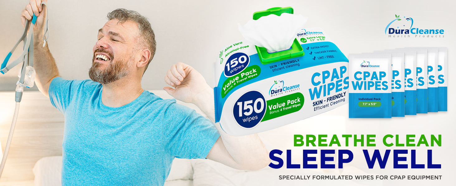 CPAP Mask Wipes 300 Count Jumbo Pack + 12 Travel Wipes