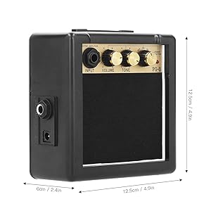 エレキギター、アンプなど Amazon | Vbestlife ギターアンプ メタルポータブル ミニ楽器