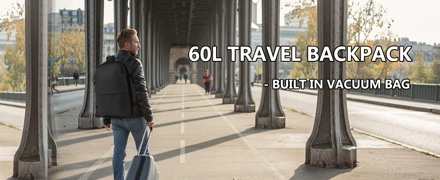 vacuum backpack travel