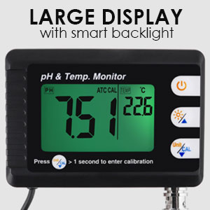 pH & Temperature Meter