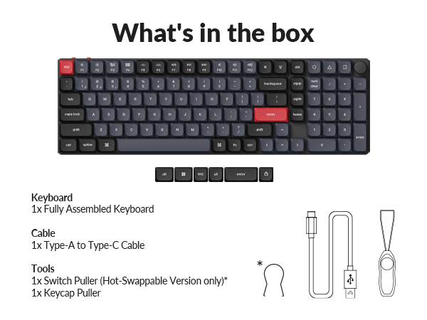 Amazon.com: Keychron K17 Pro Wireless/Wired Custom
