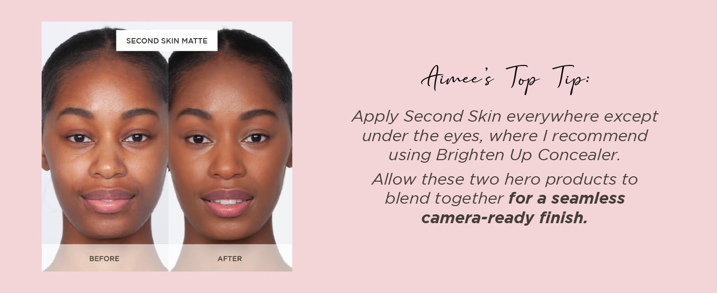 matte second skin coverage protect blemish flawless glow blendable colour foundation blush cream spf