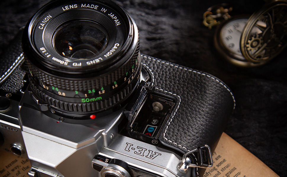 Canon AE-1 PROGRAM レンズ ケース Amazon.com : AE-1 case Handmade Genuine Leather Camera