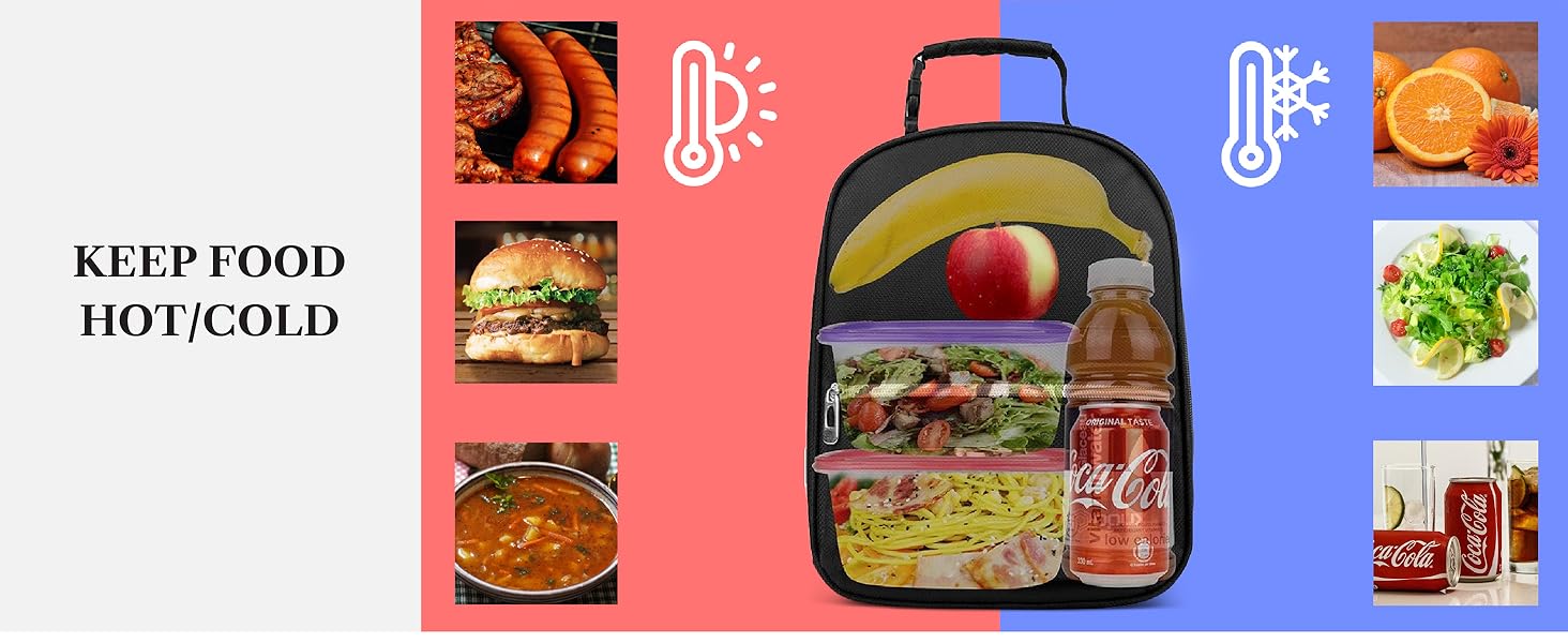 lunch bag box lunchbox adult men women kids insulated