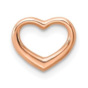 10K Yellow Gold スモールハートチャーム ネックレス Amazon.com: 10K Yellow Gold Small Charm Pendant, Mini