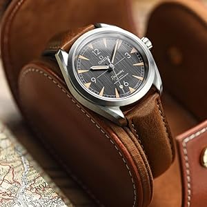 Watchgecko　時計ベルト　ハンドメイド　イタリアンレザー　黒20mm Watchgecko 時計ベルト ハンドメイド イタリアンレザー 黒20mm