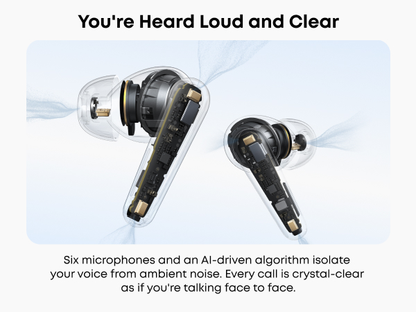 soundcore Liberty 5 by Anker, Noise-Cancelling Wireless