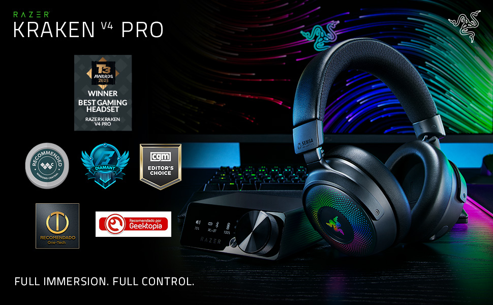 Razer Kraken V4 Pro ゲーミングヘッドセット 楽天市場】Razer Kraken V4 Pro ゲーミングヘッドセット