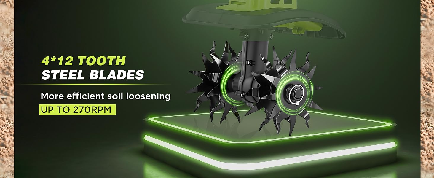 Electric Garden Tiller