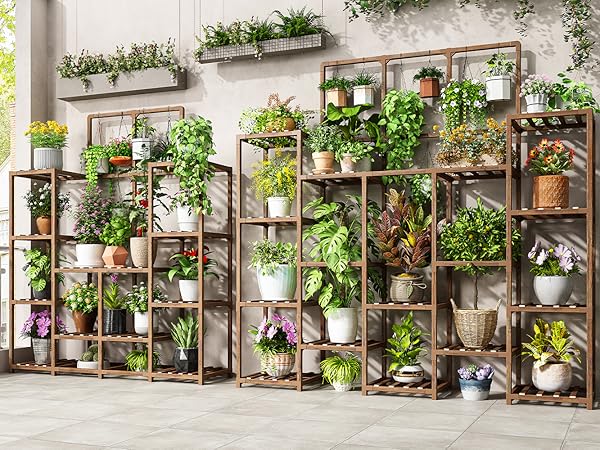 Amazon.com : EnHomee Plant Stand Indoor Wood Plant Stand