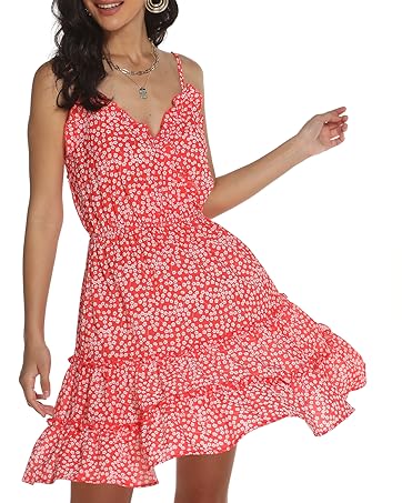 Flowy Ditsy Floral Dress