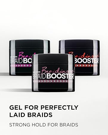 3 containers of Braid Booster Braiding Gel