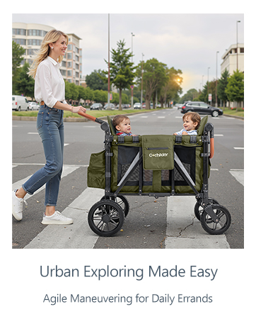 Cochildor Premium 2-Seater Wagon Stroller