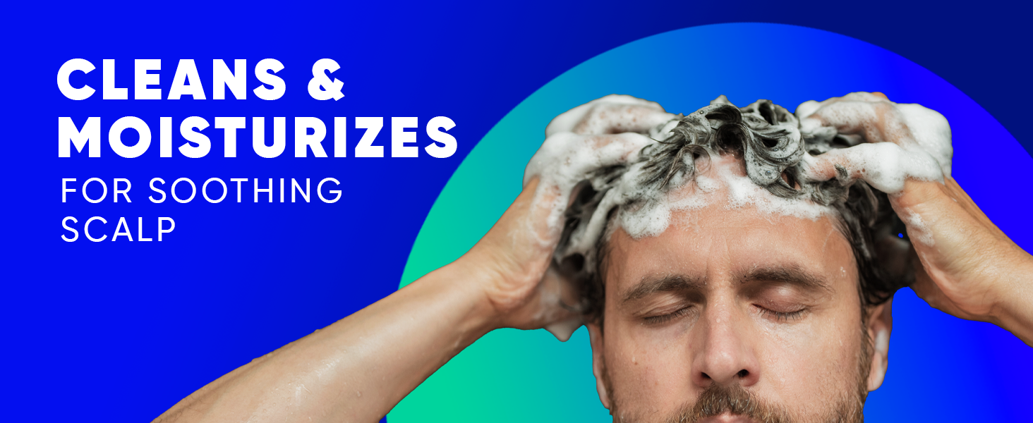 Cleans & Moisturizes for soothing scalp