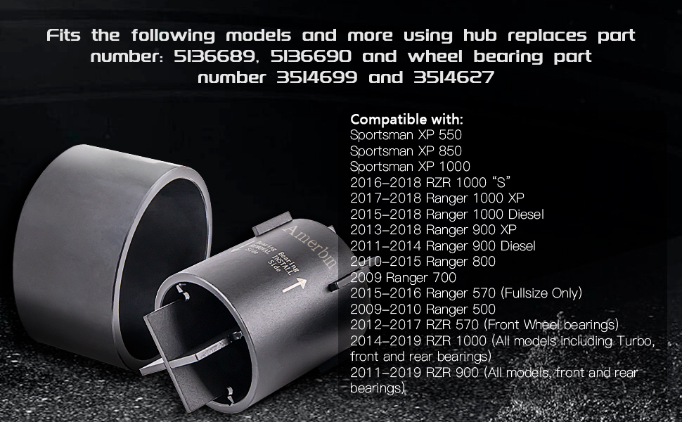 Amerbm Wheel Bearing Install Removal Press Tool Compatible
