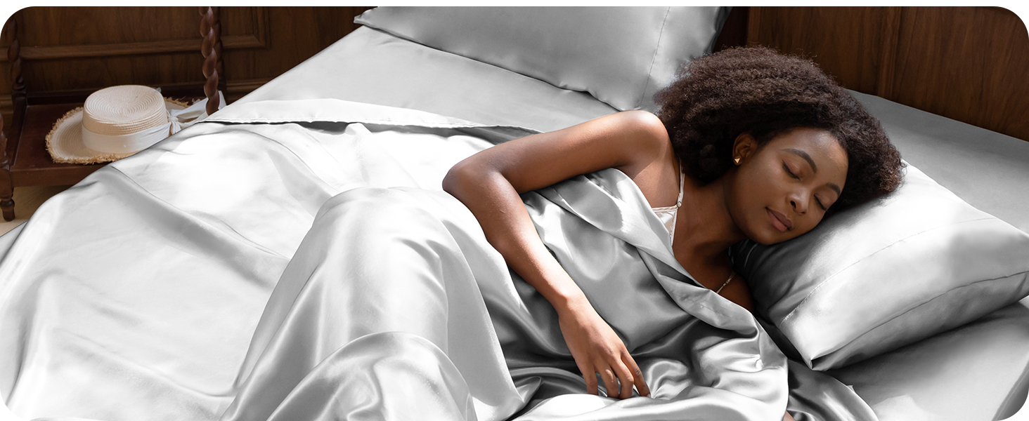CozyLux satin sheets