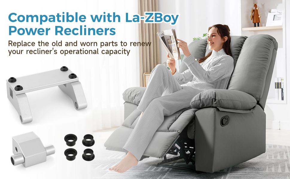 LaZBoy Recliner Replacement Parts, HeavyDuty Aluminum Alloy Drive Toggle & Clevis