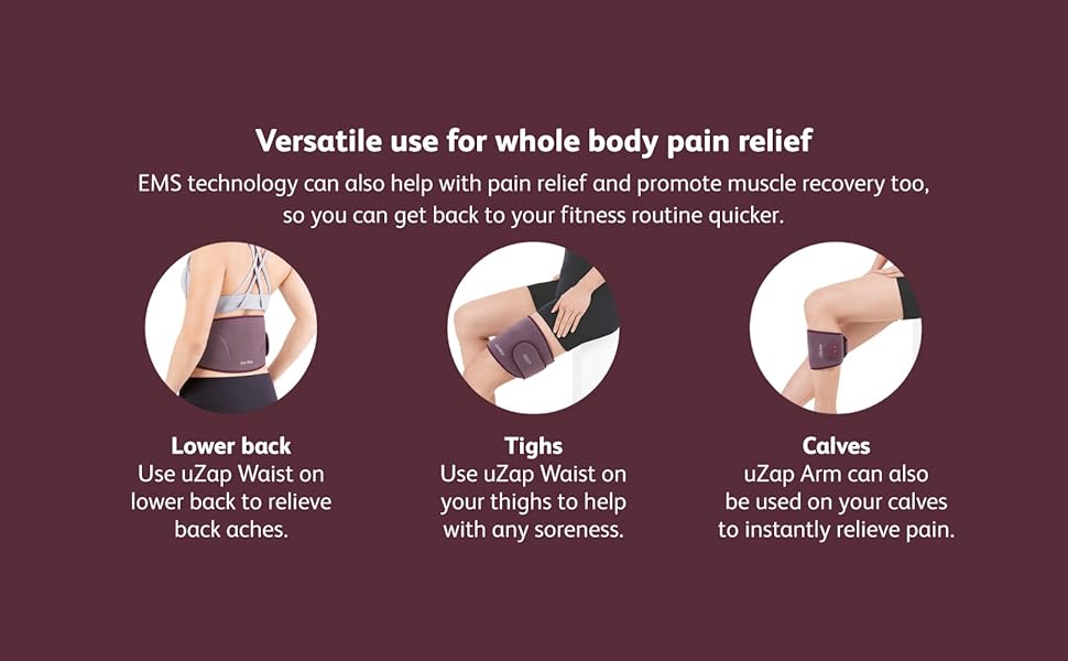 OSIM uZap Waist Electrical Muscle Stimulation (EMS) Toning Belt