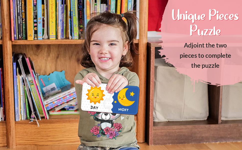 Webby Opposites 2 Pieces Learning Pack Jigsaw Puzzle