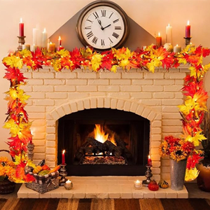 Fall Lights Thanksgiving Lights Fall Garland with Lights