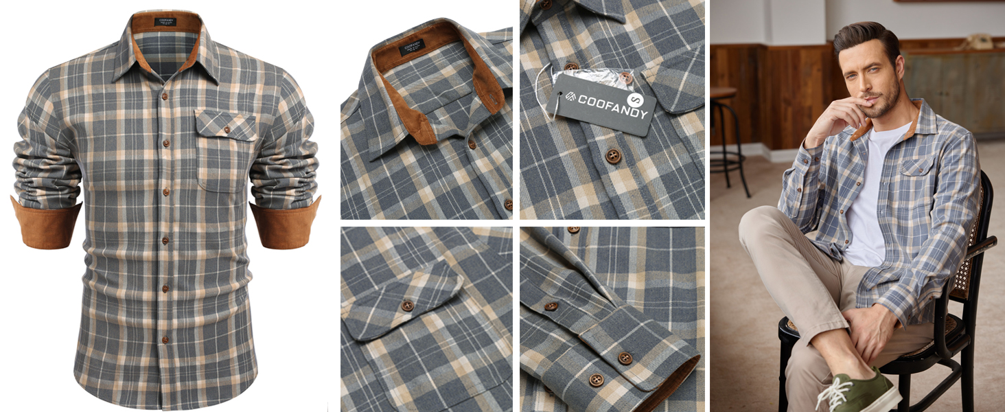 men's plaid flannel shirts