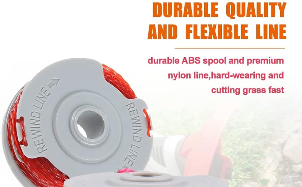 MOECSHSY Strimmer Spool for Flymo, Strimmer Wire,Trimmer Spool Line for