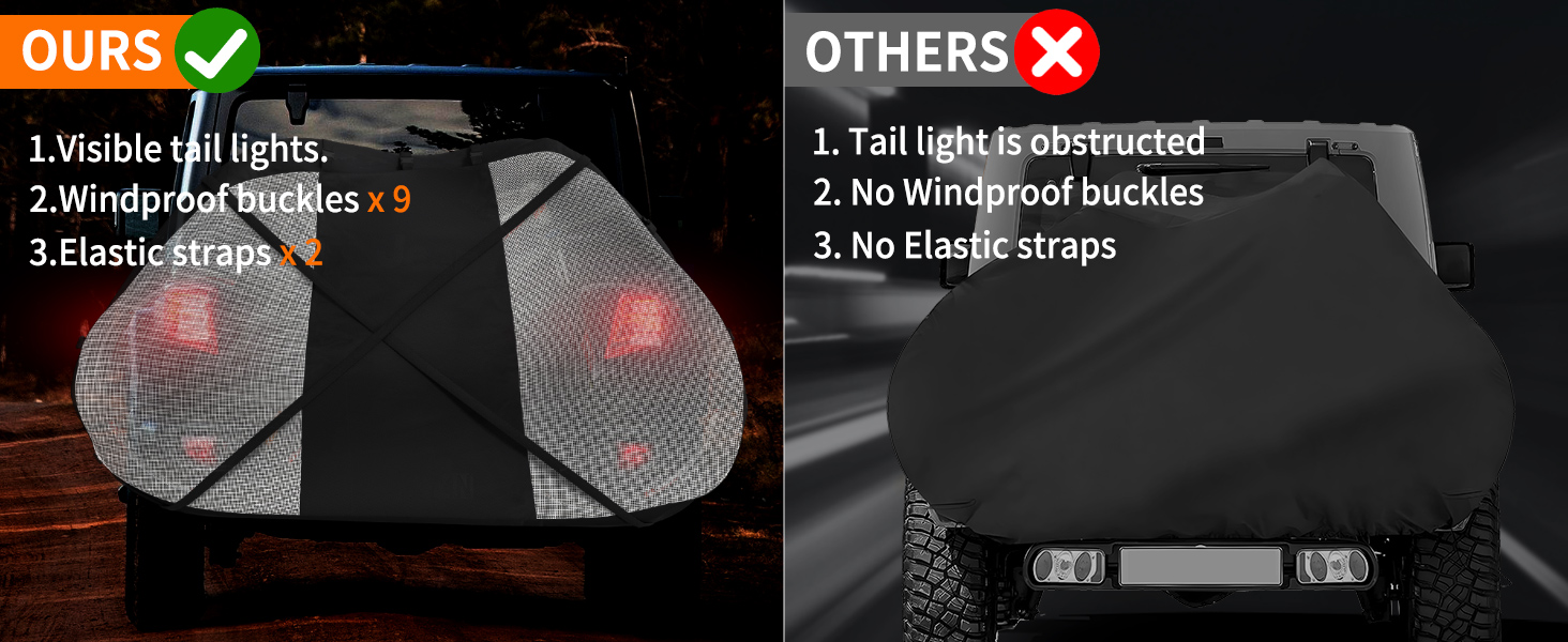 AKEfit Bike Cover for Transport On Rack, Bicycle Cover