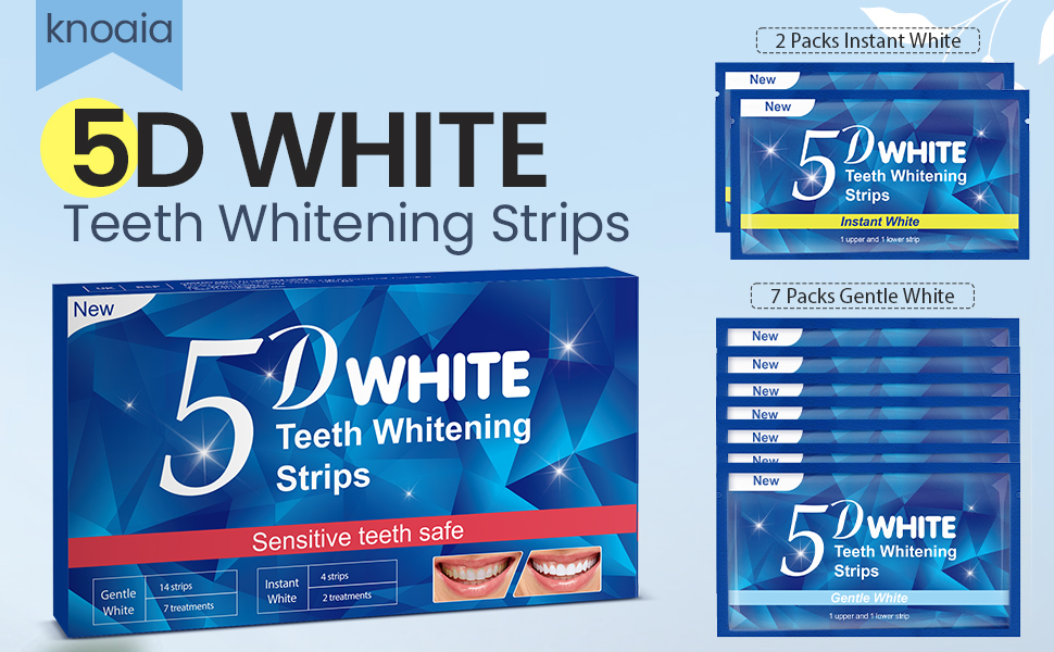 Teeth Whitening Strips for Teeth Sensitive 14 Sensitive White Strips