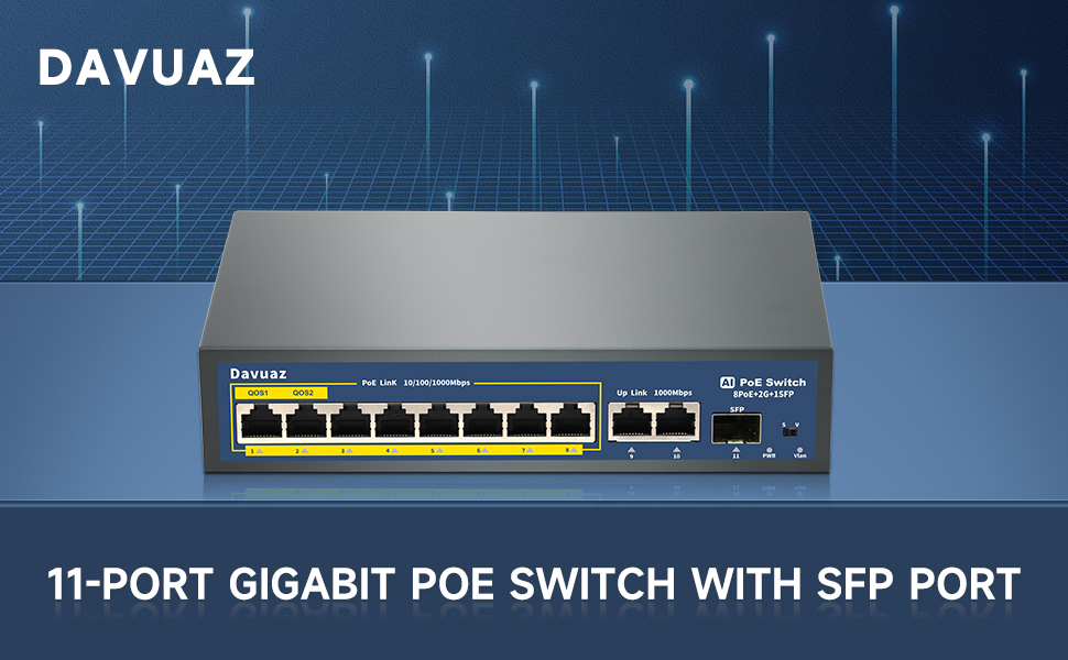 8 port gigabit switch poe switch 8 port ethernet switch ethernet splitter poe switch network switch