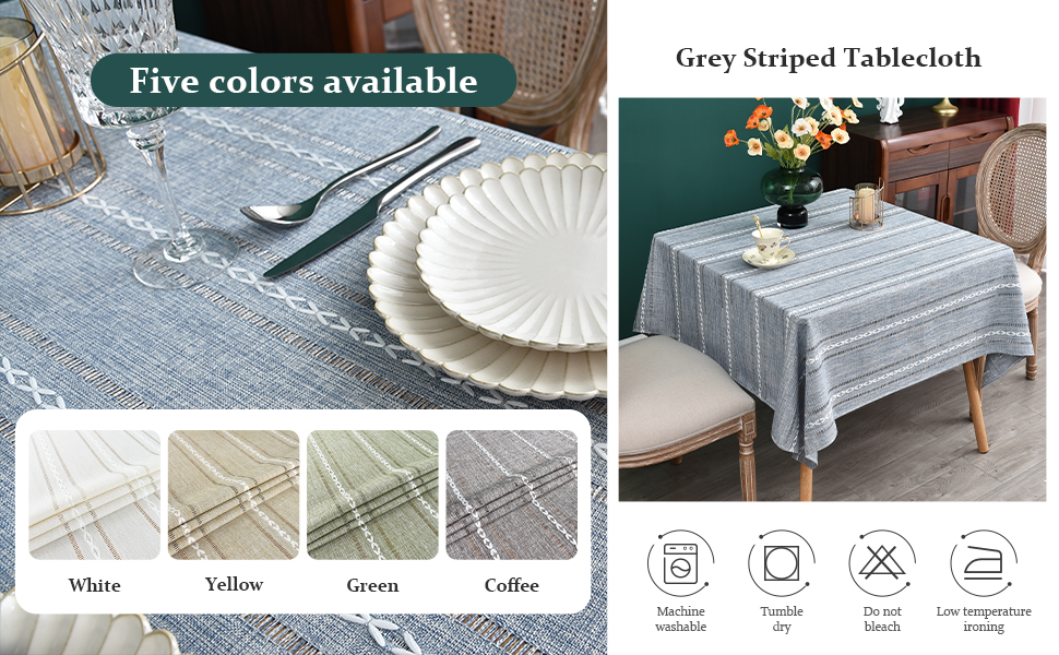 NEWISHER Rustic Farmhouse Embroidered Small Square