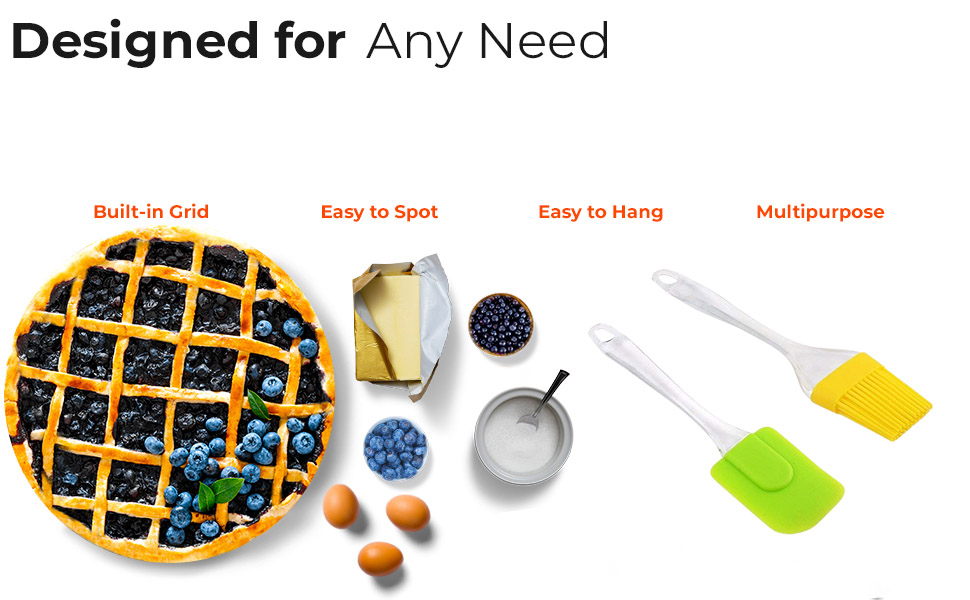 Stainless Steel Spatula and Pastry Brush, SPN-RECPP