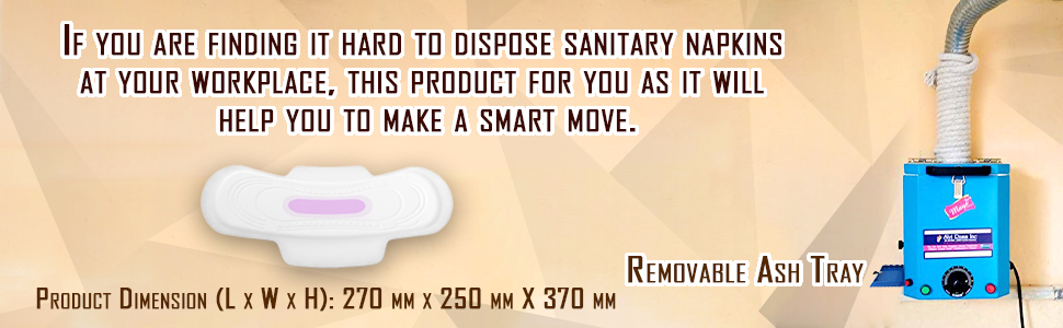 MAYA Brand Micro Model Sanitary Pad Disposal Machine  SPN-MX9E8